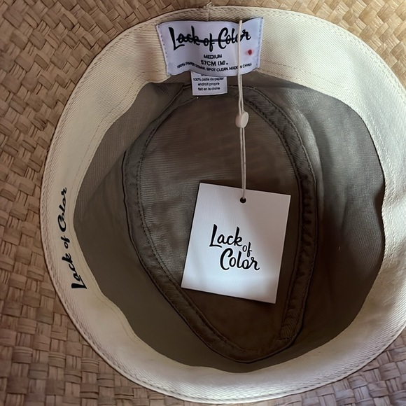 Lack Of Color Classic Tan Straw Hat Small New